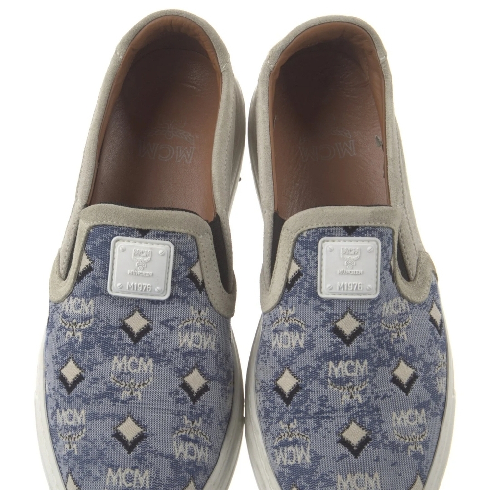 MCM Blue Slip-On Men's Shoes
